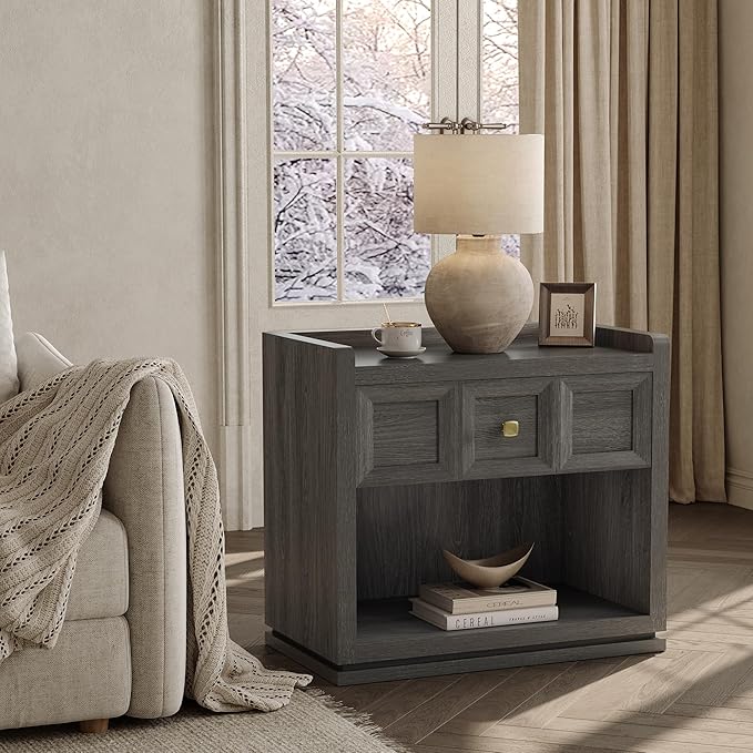 SICOTAS Night Stand Set 2, Large Queen Size Nightstands Set of 2, Modern - Image 5