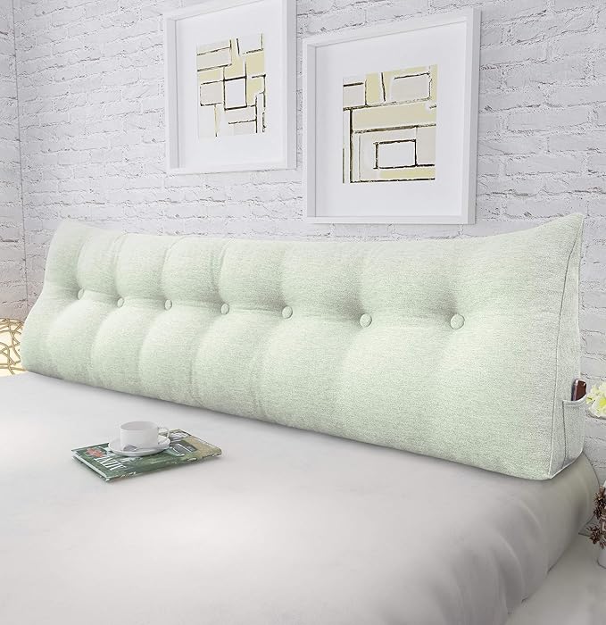 homecozy Wedge Headboard Pillow Dorm Room Reading Pillow Back Support - Image 4