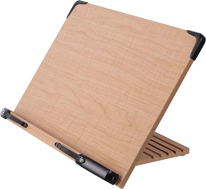 A+ Book Stand BS2500 Large 16x10.5 Portable Adjustable Foldable Bookstand Holder by ABookStand
