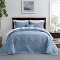 CHIXIN Oversized King Bedspread 128x120 Extra Wide by CHIXIN