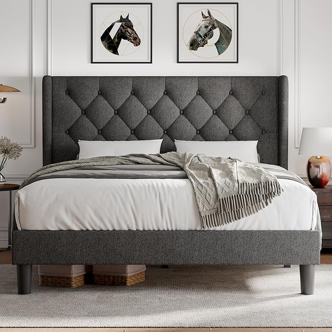 iPormis Queen Size Platform Bed Frame - Image 8