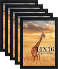 TKYGU 11X16 Picture Frame Set of 5, Wooden Frame 11X16 Wall Gallery Poster by TKYGU