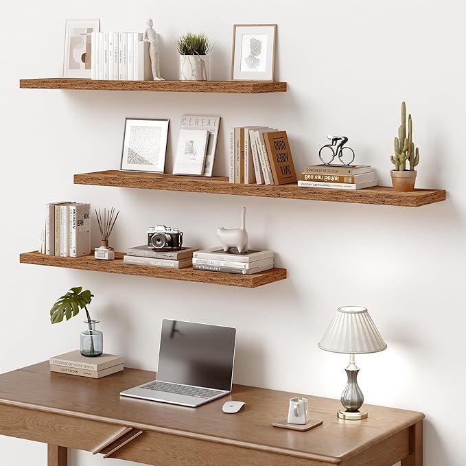 Vivelove 10 Inch Deep Floating Shelves 36 inch Long, 36 x 10 Wide Wall Shelves - Image 6