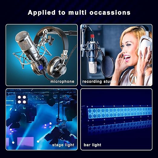 AuxLink XLR Cables, Banlaced XLR Cable Male to Female 75ft 2Pack Mic Cable - Image 6