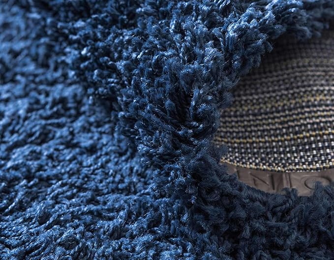Unique Loom Solid Shag Collection Area Rug - Image 7