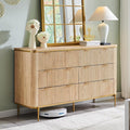 T4TREAM Fluted 6 Drawers Dresser by T4TREAMFurniture