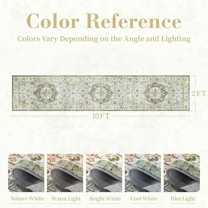 PADOOR 2X10 Runner Rug, Runners - Image 2