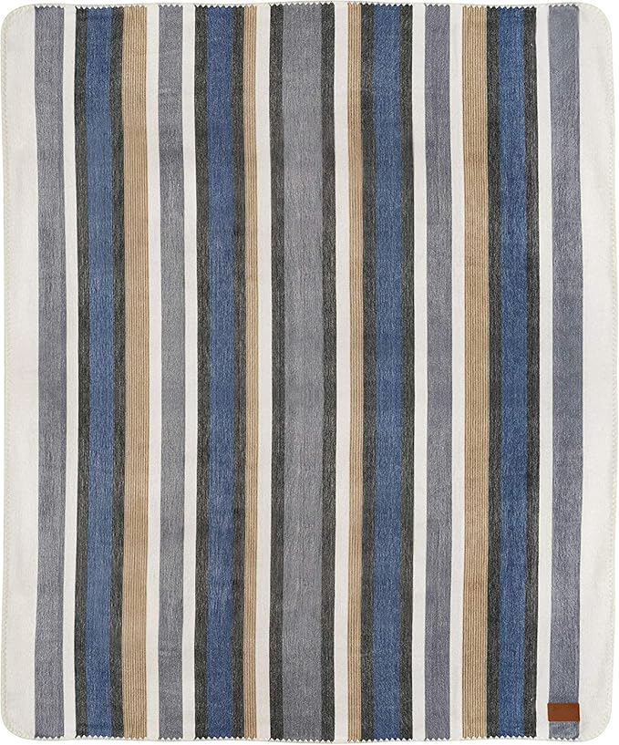 QISU Alpaca Wool Blanket Throw | Large, Stripe | 85 x 65 inches | Ultra-Soft - Image 4