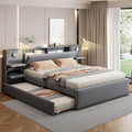 Luxury Queen Bed Frame, Queen Size Trundle Bed Frame by Firscook