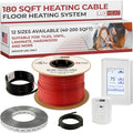 LuxHeat 180sqft Floor Heating Cable Kit - 240v Heated Bathroom Floor Kit - by LuxHeat