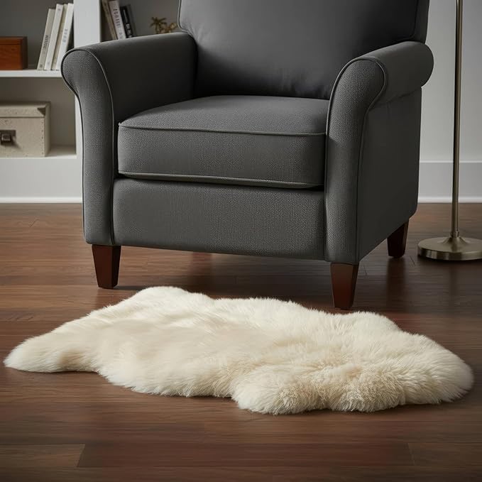 Premium Cream/Champagne Sheepskin Rug - Image 3