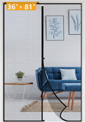 yotache Magnetic Screen Door Fits Door Size 36x81 inch, Screen Size 38"x82" by yotache