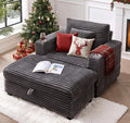 ONBRILL Corduroy Oversized Chair by ONBRILL
