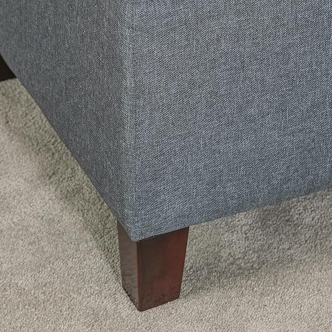 Adeco Chest and Footrest-Square Seat Storage Bench Ottoman - Image 7