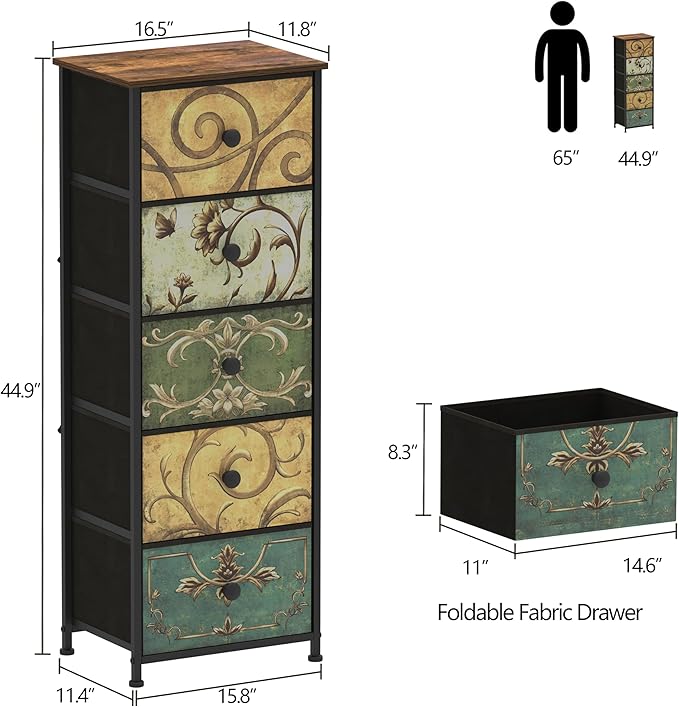 Tohomeor Small Dresser for Bedroom - Image 3