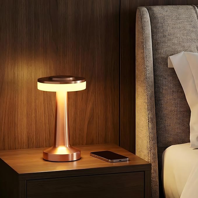 VIHOSE Cordless Table Lamps LED Portable Rechargeable Table Lamp - Image 5