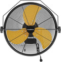 Fanqiebros 4580 CFM 18 inch High Velocity Wall Mounted Fan, 3-Speed Metal Fan by Fanqiebros