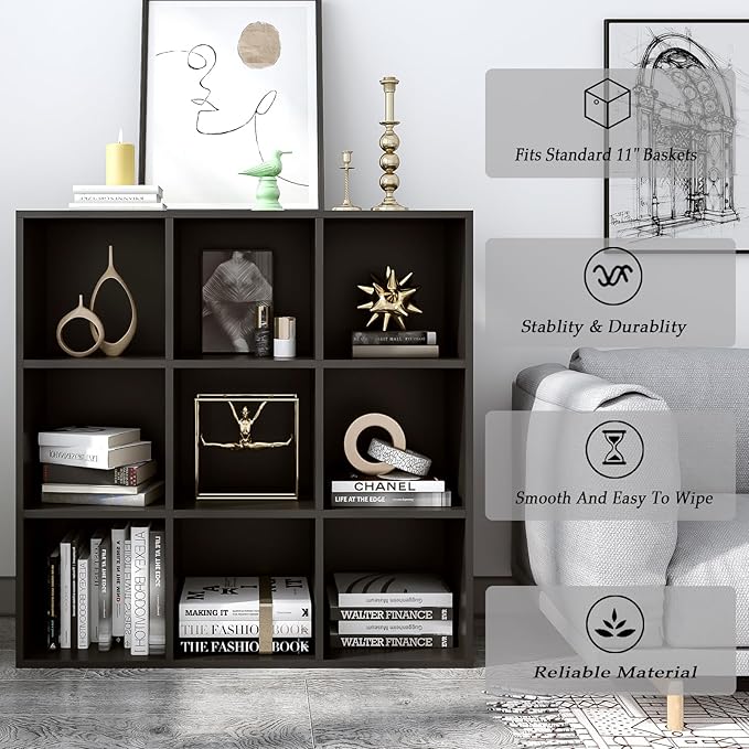 OSCHF 9-Cube Storage Shelf Bookcase - Image 4