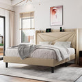 Full Size Upholstered Bed Frame by Einhomn