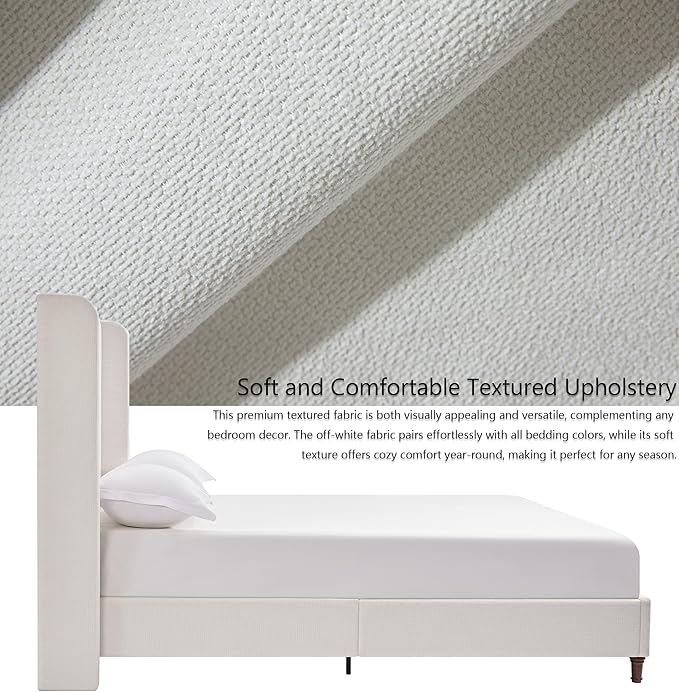 Harper 54" Extra-Tall Headboard Bed Frame - Image 7