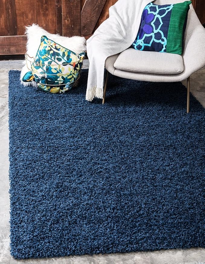 Unique Loom Solid Shag Collection Area Rug - Image 20
