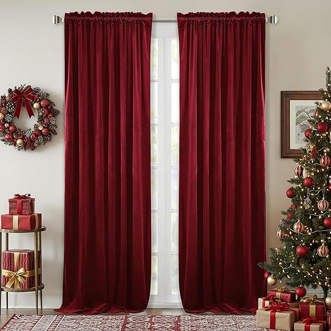 StangH Red Velvet Curtains by StangH