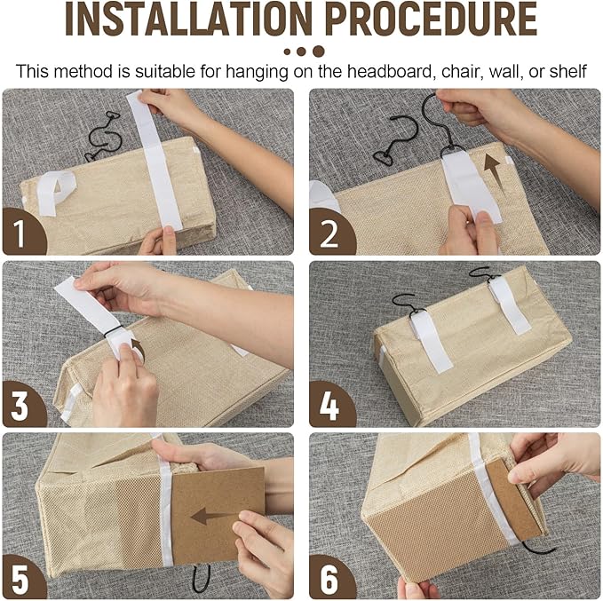 Bedside Caddy, bedside organizer, Hanging Organizers, Storage Bags - Image 3