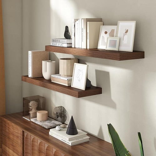 30 Inch Floating Shelves for Wall, 8 Inch Deep Floating Shelf for Storage & - Image 2