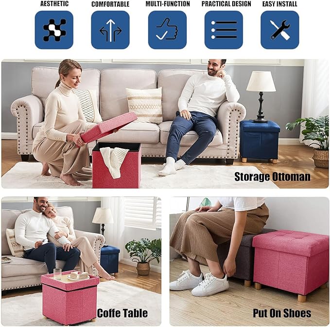 BRIAN & DANY 15 Inches Ottoman - Image 7
