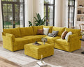 ABCASA 103.5" Oversized Modular Sectional Sofa, L Shaped Convertible Couch by ABCASA