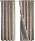 Joydeco 100% Blackout Curtains for Bedroom by JOYDECO