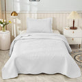 MarCielo 3-Piece 100% Cotton Oversized Bedspread Lightweight Quilt Coverlet by MarCielo