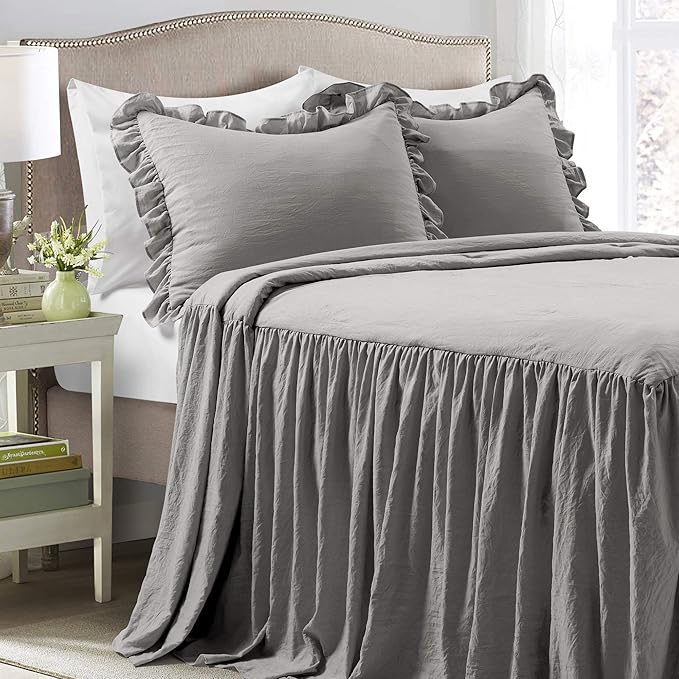 Lush Decor Ruffle Skirt Bedspread Set - Image 2