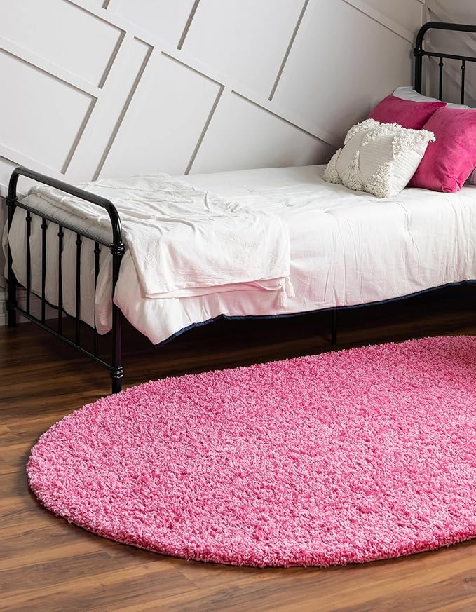 Unique Loom Solid Shag Collection Area Rug - Image 4