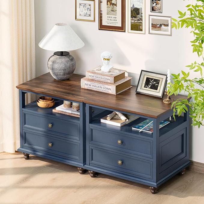 Farmhouse Nightstand Set of 2 - Image 8