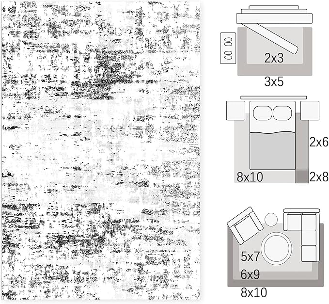5x7 Area Rug Living Room Rugs - Image 2