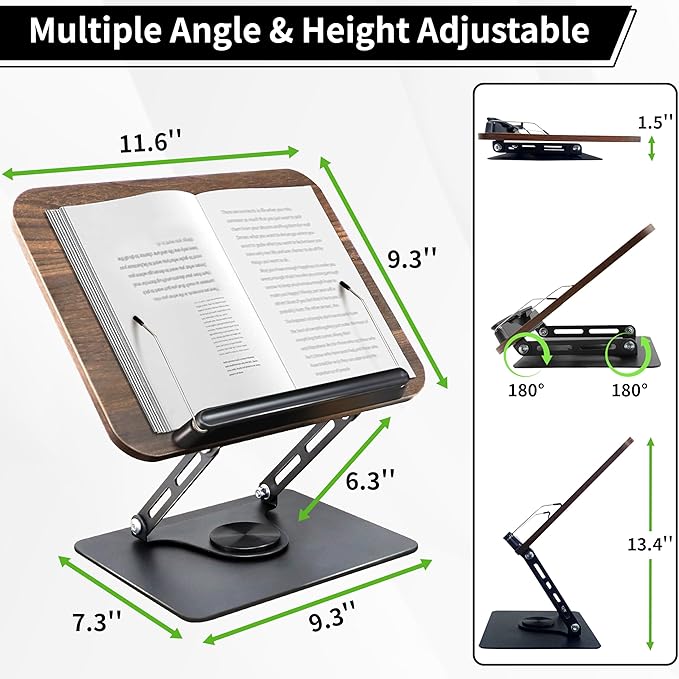 New Upgrade Book Stand for Reading, Book Holder - Image 2