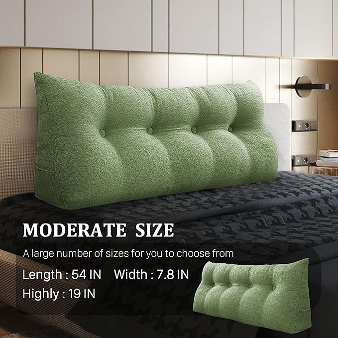 homecozy Wedge Headboard Pillow Dorm Room Reading Pillow Back Support - Image 2