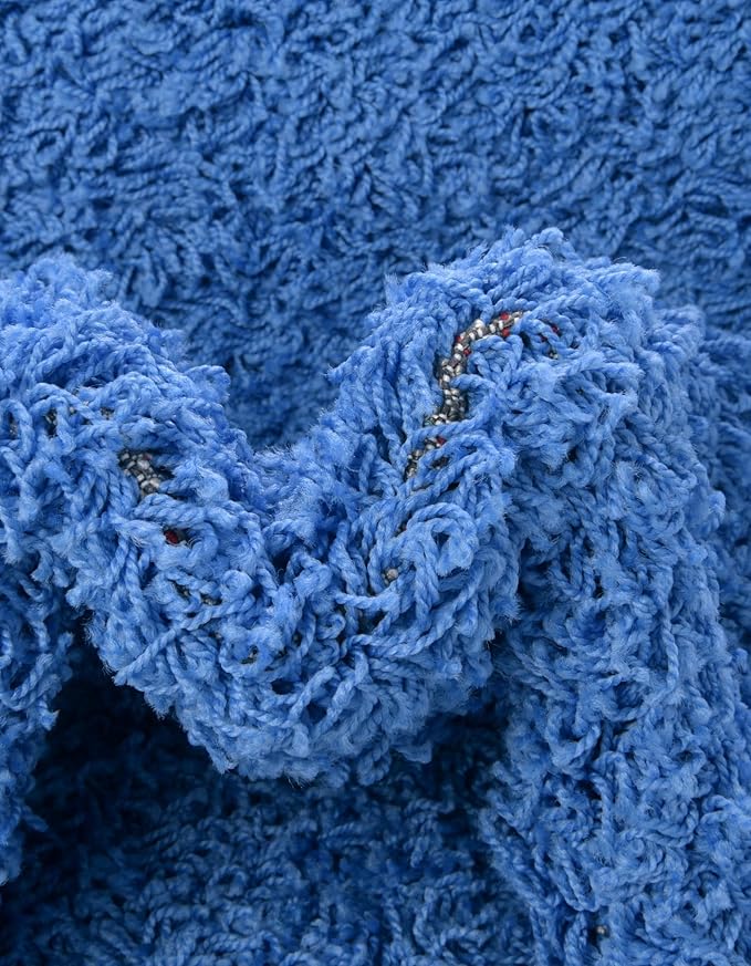 Unique Loom Solid Shag Collection Area Rug - Image 7