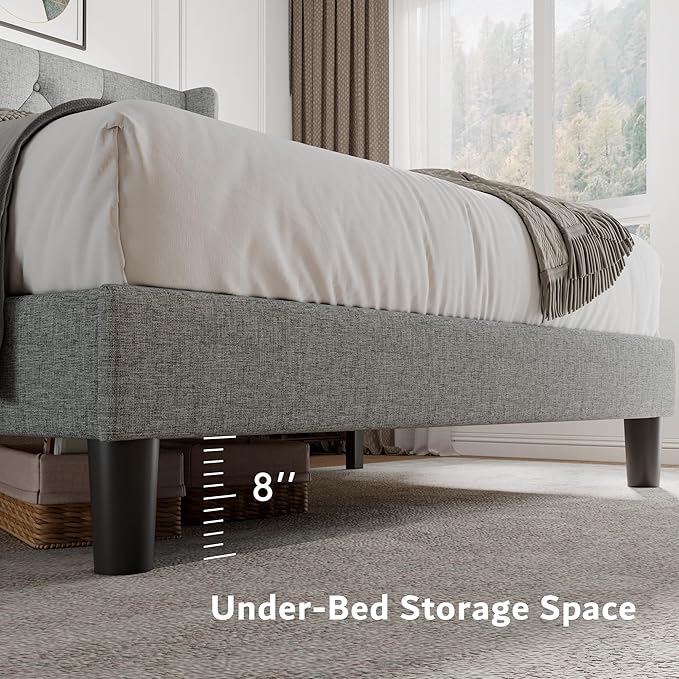 iPormis Full Size Platform Bed Frame - Image 4