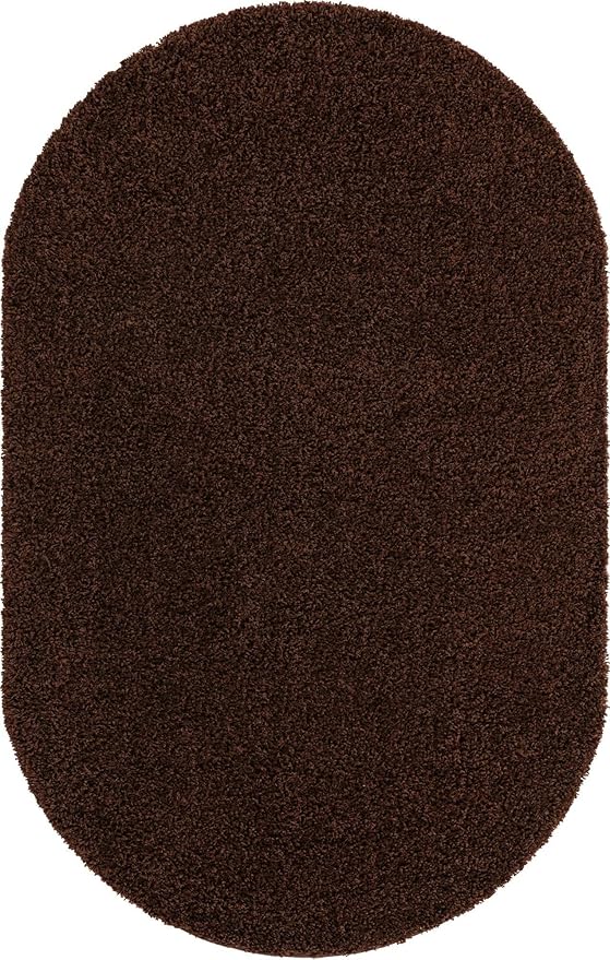 Unique Loom Solid Shag Collection Area Rug - Image 9