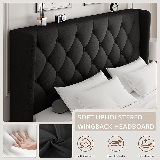 iPormis Full Size Platform Bed Frame - Image 3
