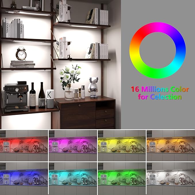 Smart Under Cabinet Lighting Strip Lights White and Multi Color Work - Image 5