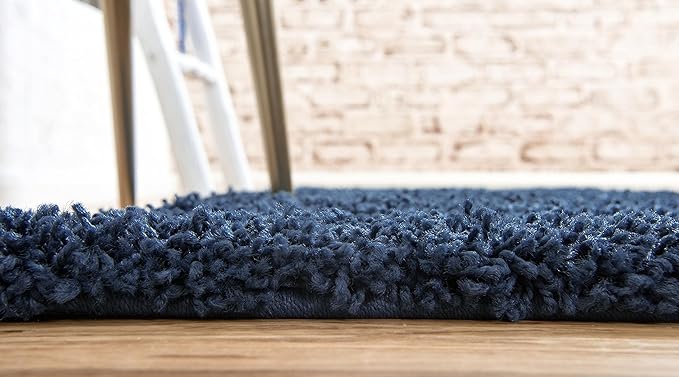 Unique Loom Solid Shag Collection Area Rug - Image 4