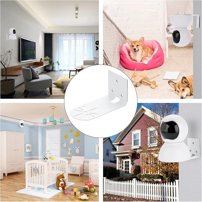 Sumnacon 3PCS Wall Mount Camera Shelf- Metal Small Wall Shelf - Image 6