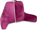 Husband Pillow Aspen Sliding Raspberry, Reading Pillow Bed Rest Chair, by HusbandPillow