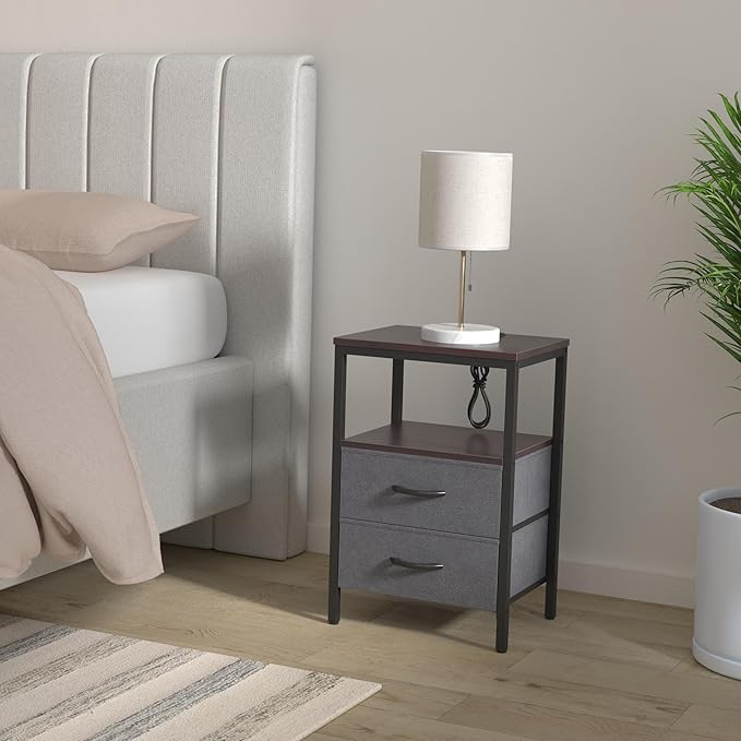 Huuger Nightstands Set of 2, End Tables - Image 2
