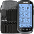 AUVON 3-in-1 TENS Unit Muscle Stimulator, Dual Channel Electronic Pulse Massager by AUVON