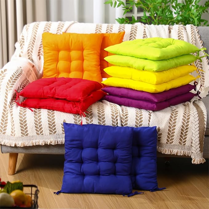 Geetery 12 Pcs Floor Pillows for Classroom Bulk Square Seating Cushions for - Image 5
