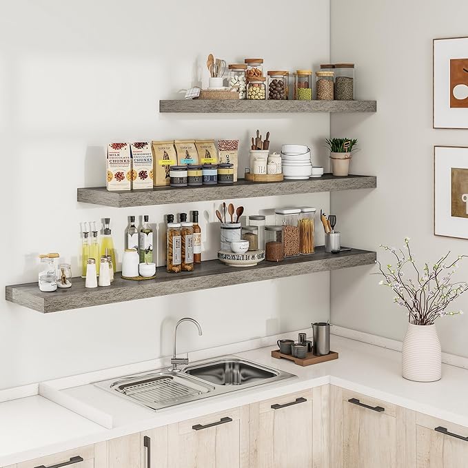 RICHFOCUS 72Inch Floating Shelves - Image 5